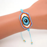 Rice Bead Bracelet Knitted Devil's Eye Graphic Personalized Adjustable Bohemian