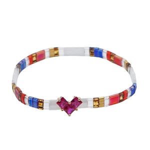 Hand Woven Tira Rice Ball Bracelet Bohemia Beaded Bracelet