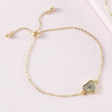 Faux Natural Stone Star Heart Bracelets for Women