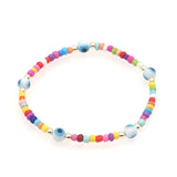 Colorful Evil Eye Beads Bracelets for Women