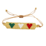 Hand-Woven Beaded Bracelet Love Adjustable Bohemia Unisex
