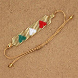 Hand-Woven Beaded Bracelet Love Adjustable Bohemia Unisex