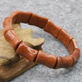 Hot Sand Stone Bracelet Hand Chain Glass Lucky Stone 7inch Girls Party Jewelry