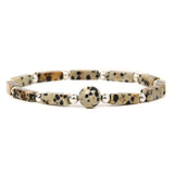 Natural Amethyst Square Bead Bracelet for Women