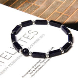 Natural Amethyst Square Bead Bracelet for Women