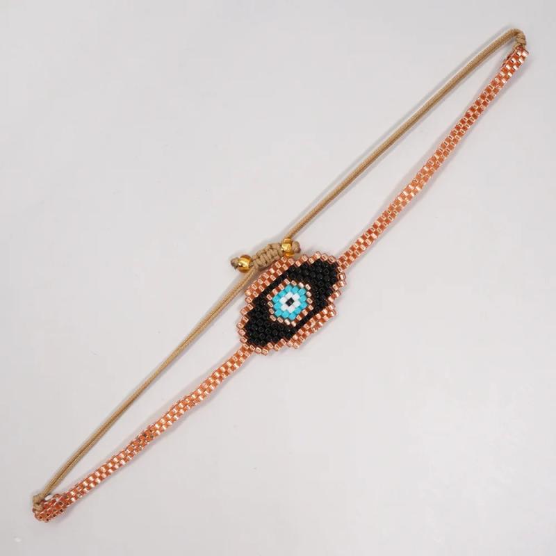 Vintage Devil's Eye Beaded Bracelet