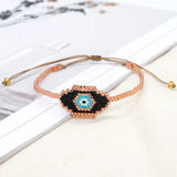 Vintage Devil's Eye Beaded Bracelet