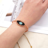 Vintage Devil's Eye Beaded Bracelet