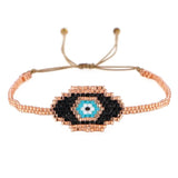 Vintage Devil's Eye Beaded Bracelet