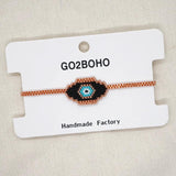 Vintage Devil's Eye Beaded Bracelet