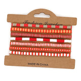 Multicolor Heishi Disc Beaded Bracelet Set