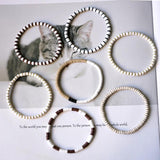 Multicolor Heishi Disc Beaded Bracelet Set
