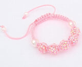 Hot Micro Pave CZ Disco RESIN Bracelet - Kids Fashion Gift