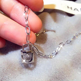 Zircon Lock Charm Bracelet Flash Set for Couples