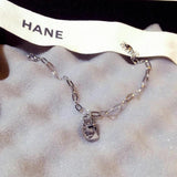 Zircon Lock Charm Bracelet Flash Set for Couples