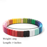 Colorful Enamel Boho Beads Bracelets for Women