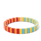 Colorful Enamel Boho Beads Bracelets for Women