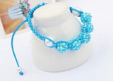 Hot Micro Pave CZ Disco Resin Bracelet for Kids Jewelry