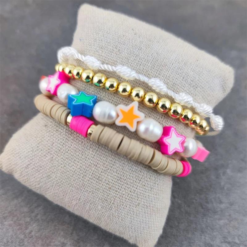 Freshwater Pearl Heishi Eye Bracelet for Girl