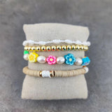 Freshwater Pearl Heishi Eye Bracelet for Girl