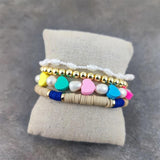 Freshwater Pearl Heishi Eye Bracelet for Girl