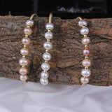 Baroque Pearl Bracelet Bangle Open Cuff Bangles Wedding