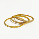 Stainless Steel Zirconia Bracelet PVD Plated Bangle Gift