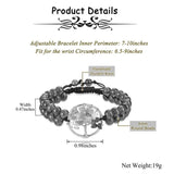 7 Chakra Bracelet Natural Stone Healing Balance Crystal Beads Yoga Ban