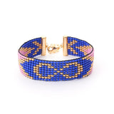 Geometric Bohemian Rice Bead Bracelet