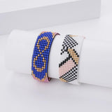 Geometric Bohemian Rice Bead Bracelet