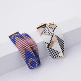 Geometric Bohemian Rice Bead Bracelet