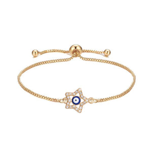 Lucky Evil Eye Charm Bracelet for Women