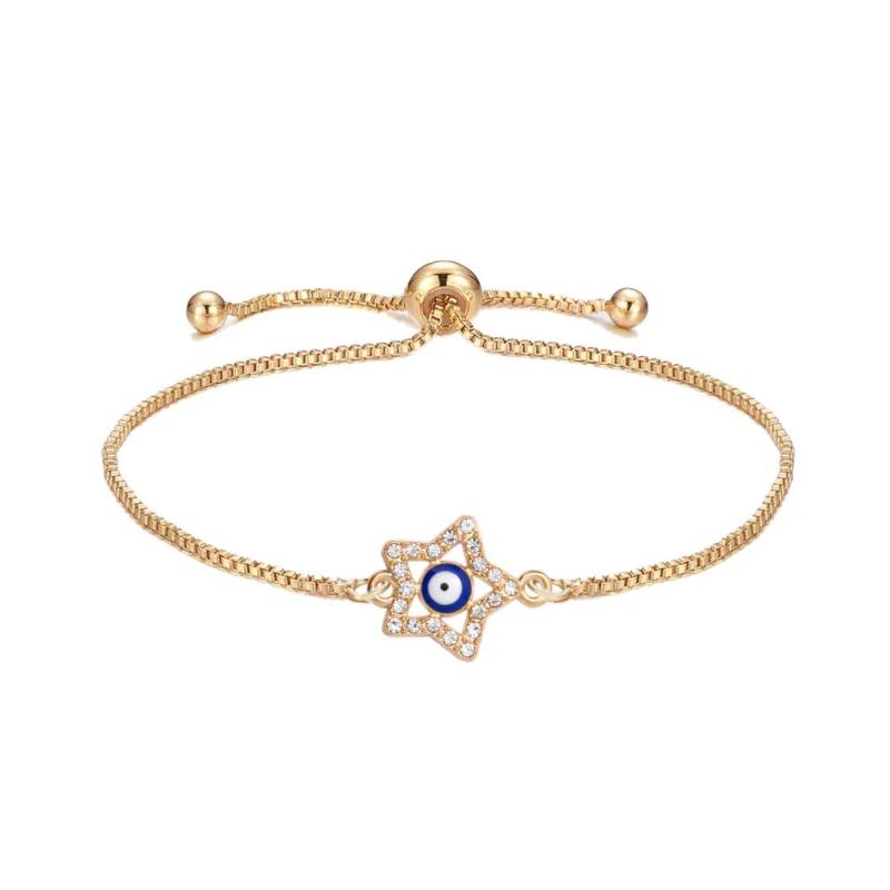 Lucky Evil Eye Charm Bracelet for Women