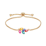 Lucky Evil Eye Charm Bracelet for Women