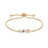 Lucky Evil Eye Charm Bracelet for Women