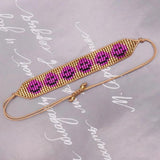Smiling Face Beaded Bracelet Bohemia Adjustable Unisex