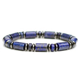 Lapis Lazuli Pyrite Hematite Bracelet