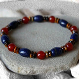 Lapis Lazuli Pyrite Hematite Bracelet