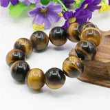 Natural Tiger Eye Stone Bracelet DIY Hand Jewelry Making