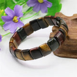Natural Tiger Eye Stone Bracelet DIY Hand Jewelry Making