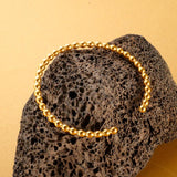 Stainless Steel C Shaped Bracelet Women Charm Bangle