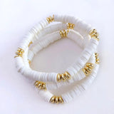 YASTYT Beaded Heishi Bracelets Polymer Clay Ins Summer Style