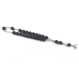 Matt 10mm Crystal Beads Bracelet Hand Misbaha Prayer Beads Jewelry