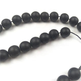 Matt 10mm Crystal Beads Bracelet Hand Misbaha Prayer Beads Jewelry