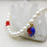 7-8mm Pearl Beads Strand Charms Bracelets for Women DIY Jewelry