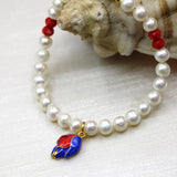 7-8mm Pearl Beads Strand Charms Bracelets for Women DIY Jewelry