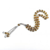Crystal Muslim Pendant Bracelets, Stretch Prayer Beads Jewelry