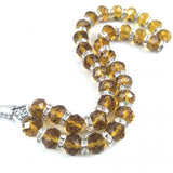 Crystal Muslim Pendant Bracelets, Stretch Prayer Beads Jewelry