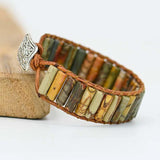 Bohemia Cowhide Braid Strand Bracelet Fadeproof Jewelry Women