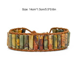 Bohemia Cowhide Braid Strand Bracelet Fadeproof Jewelry Women